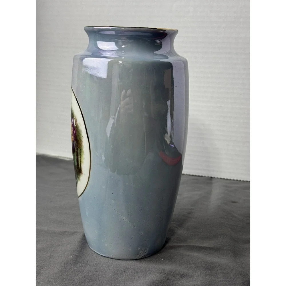Vintage Victoria.‎ Lady Portrait Lustreware German Vase